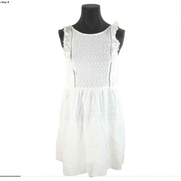 Sezane Dresses & Skirts - Sezane White Lace Dress 34